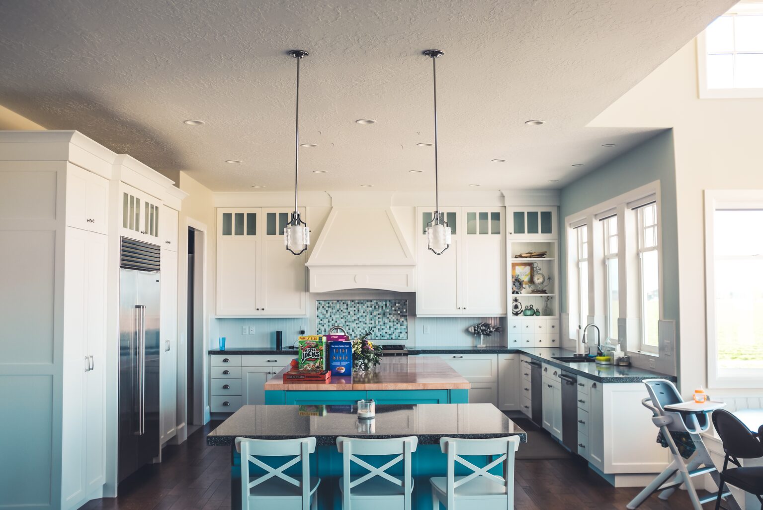 A kitchen, as it is today